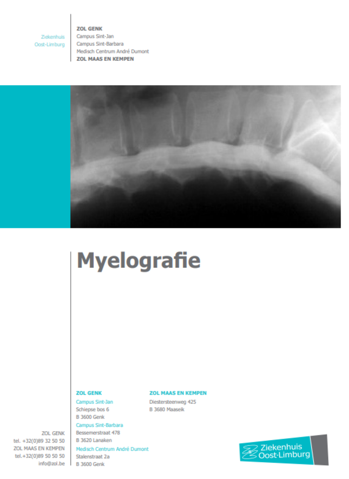 Myelografie