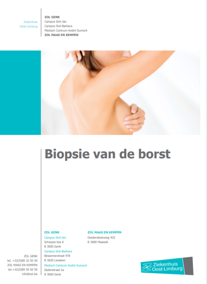 Biopsie van de  borst